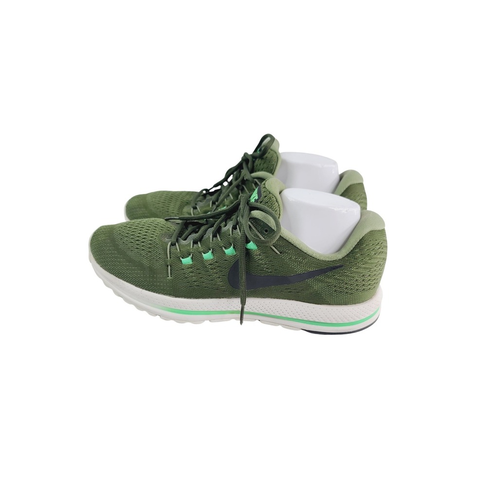 Nike Mesh walking Athletic Running shoes, Men's sizeβ 12, Green Color.